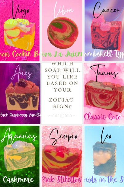 Which Handmade Soap You Will Like Based on Your Zodiac Sign. Zodiac Skincare