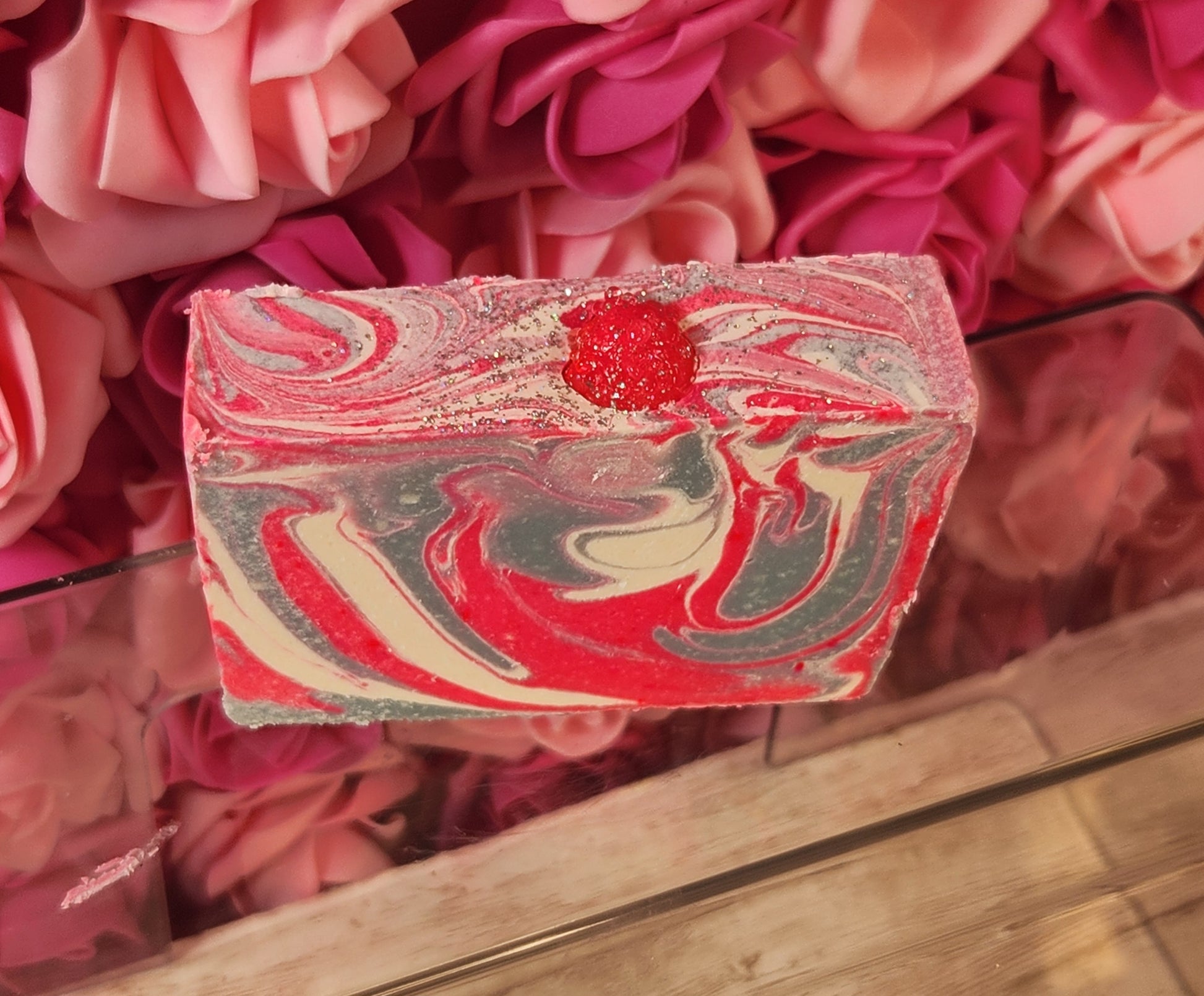 Oatmeal Milk and Honey Organic Cold Process Swirl Soap. Handmade All Natural Handcrafted Soap. Cute Swirl Soap Bar. Yoni Soap - Glamorous Beauty & Boutique