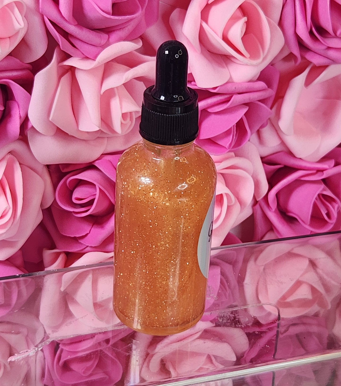 Gingerbread Cookie All Natural Shimmer Body Oil. Luxurious and Moisturizing Body Oil for Dry or Normal Skin. Massage Oil. - Glamorous Beauty & Boutique