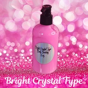 Bright Crystal Type Whipped Shea Butter Moisturizer. Handmade Shea Butter Body Frosting. All Natural Hand and Body Lotion 8 oz