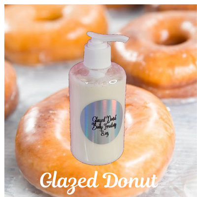 Glazed Donut Whipped Shea Butter Moisturizer. Handmade Shea Butter Body Frosting. All Natural Hand and Body Lotion 8 oz - Glamorous Beauty & Boutique 