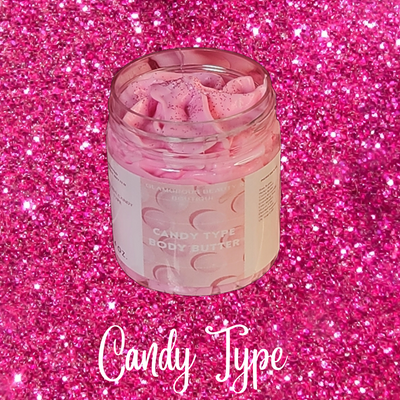 Candy Type Whipped Body Butter. Handmade Shea, Cocoa and Mango Butter Body Frosting. All Natural Non Greasy No Melt Body Butter