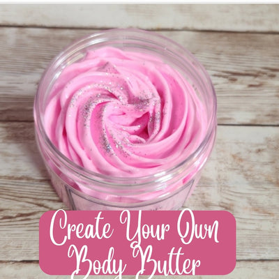 100 Scents: Create Your Own Whipped Body Butter. Handmade Shea & Cocoa Butter Body Butter. All Natural Non Greasy Emulsified Body Butter.