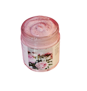 Pink Peony Whipped Body Butter. Handmade Shea & Mango Butter Body Frosting. All Natural Non Greasy Body Butter. Body Icing