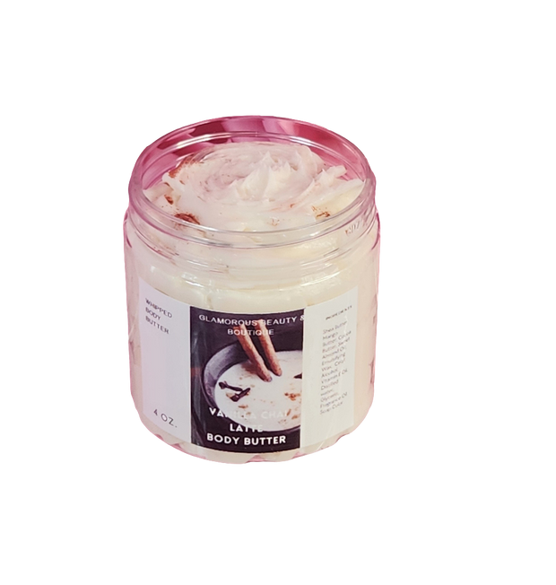 Vanilla Chai Latte Whipped Body Butter. Handmade Shea & Mango Butter Body Frosting. All Natural Non Greasy Body Butter. Body Icing