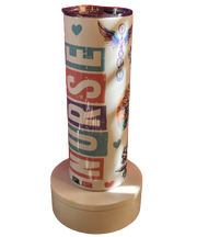 20 oz Nursing Tumbler. Pastel Nurse Stainless Steel Tumbler for Coffee Lovers! Skinny 20 oz Tumbler. Anatomy Tumber. Cardiac, Neuro RN