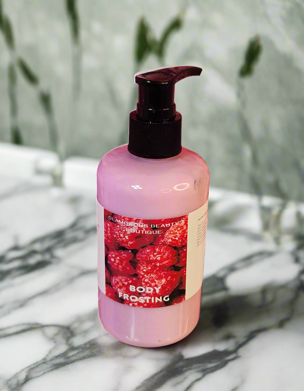 Black Raspberry Vanilla Whipped Shea Butter Moisturizer. Handmade Shea Butter Body Frosting. All Natural Hand and Body Lotion 8 oz