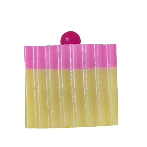 Sugar Cookie Handmade All Natural Goat Milk & Shea Butter Soap.Makeup Brush Cleaner. Cute Handcrafted Layered Soap. Yoni Soap