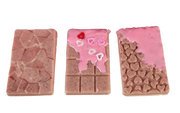 Chocolate Bar Soap (3 Pack) Handmade All Natural Goat Milk & Shea Butter Soap with a Chocolate Drizzle Scent. Realistic Chocolate Soap