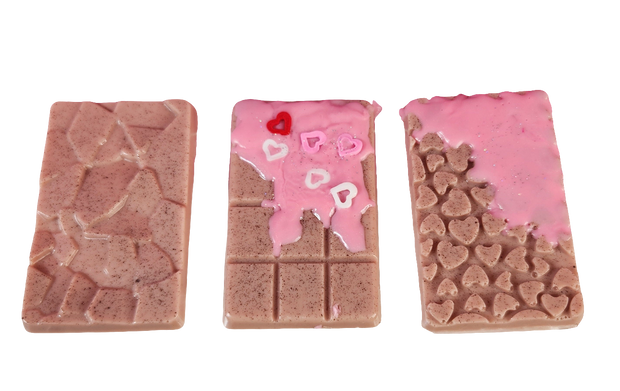 Chocolate Bar Soap (3 Pack) Handmade All Natural Goat Milk & Shea Butter Soap with a Chocolate Drizzle Scent. Realistic Chocolate Soap