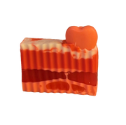 Winter Candy Apple Handmade All Natural Goat Milk & Shea Butter Soap with Embeds. Makeup Brush Cleaner. Cute Handcrafted Layered Soap for Fall