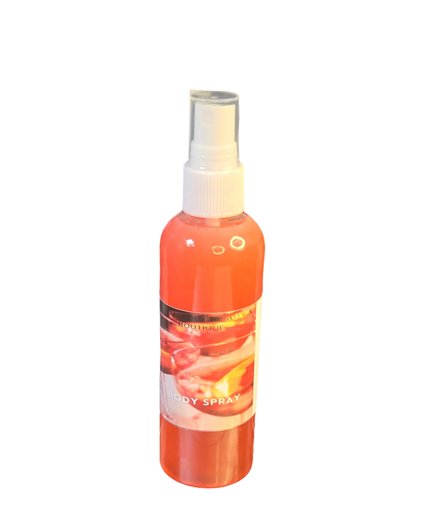 Ruby Red Martini Body & Hair Spray. 4 oz Handmade Moisturizing Hair and Body Mist.  Alcohol Free! Room Freshener.