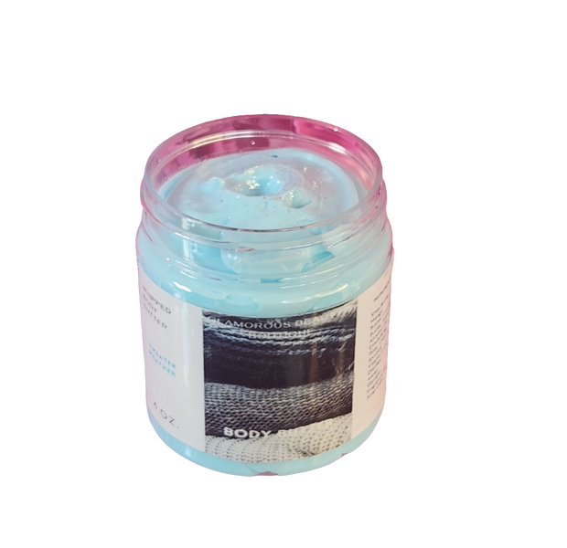Sweater Weather Whipped Body Butter. Handmade Shea, Cocoa & Mango Butter Body Frosting. All Natural Non Greasy Body Butter