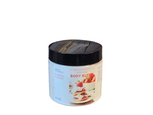 Strawberry Shortcake Whipped Body Butter. Handmade Avocado, Shea, Mango & Kokum Butter Body Frosting. All Natural Emulsified Body Butter
