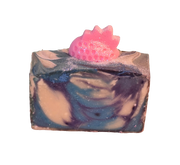 She's Berry Chic Organic Cold Process Swirl Soap. Handmade All Natural Soap Bar. Cute Swirl Soap! Moisturizing Yoni Soap