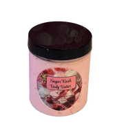 Sugar Rush Whipped Body Butter. Handmade Shea, Cocoa and Mango Butter Body Frosting. All Natural Non Greasy No Melt Body Butter