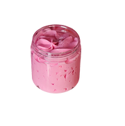 Bright Crystal Type Whipped Body Butter. Handmade Shea, Cocoa and Mango Butter Body Frosting. All Natural Non Greasy No Melt Body Butter