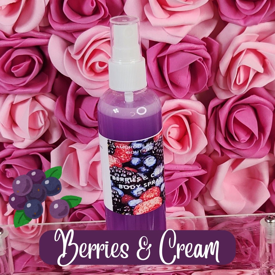 Berries and Cream hydrating body mist 