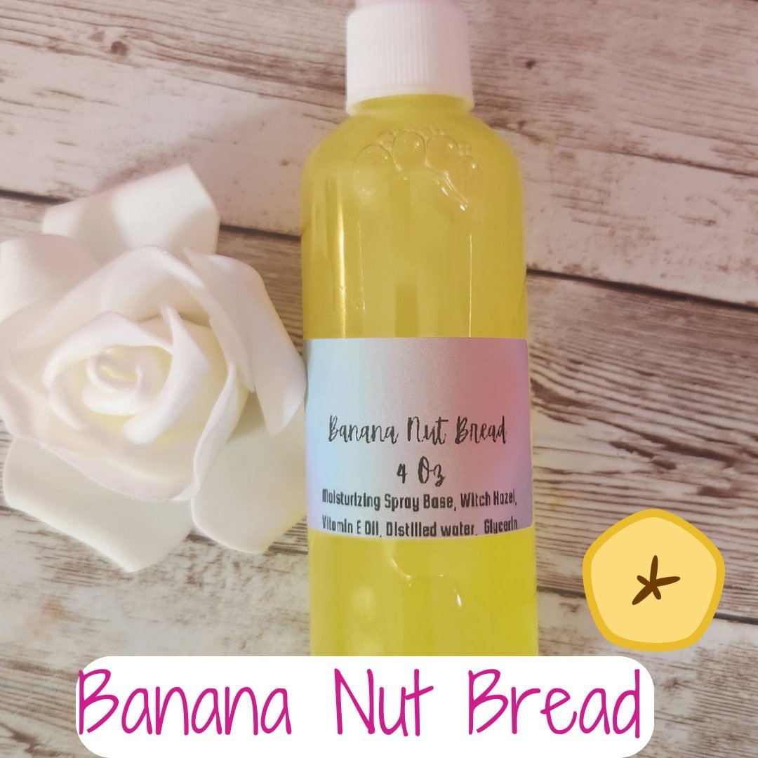 All natural handmade banana nut bread Body Mist 