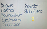 Custom Makeup Organization Decals. Labels for Makeup Drawers & Storage. IKEA Alex Makeup Storage. - Glamorous Beauty & Boutique