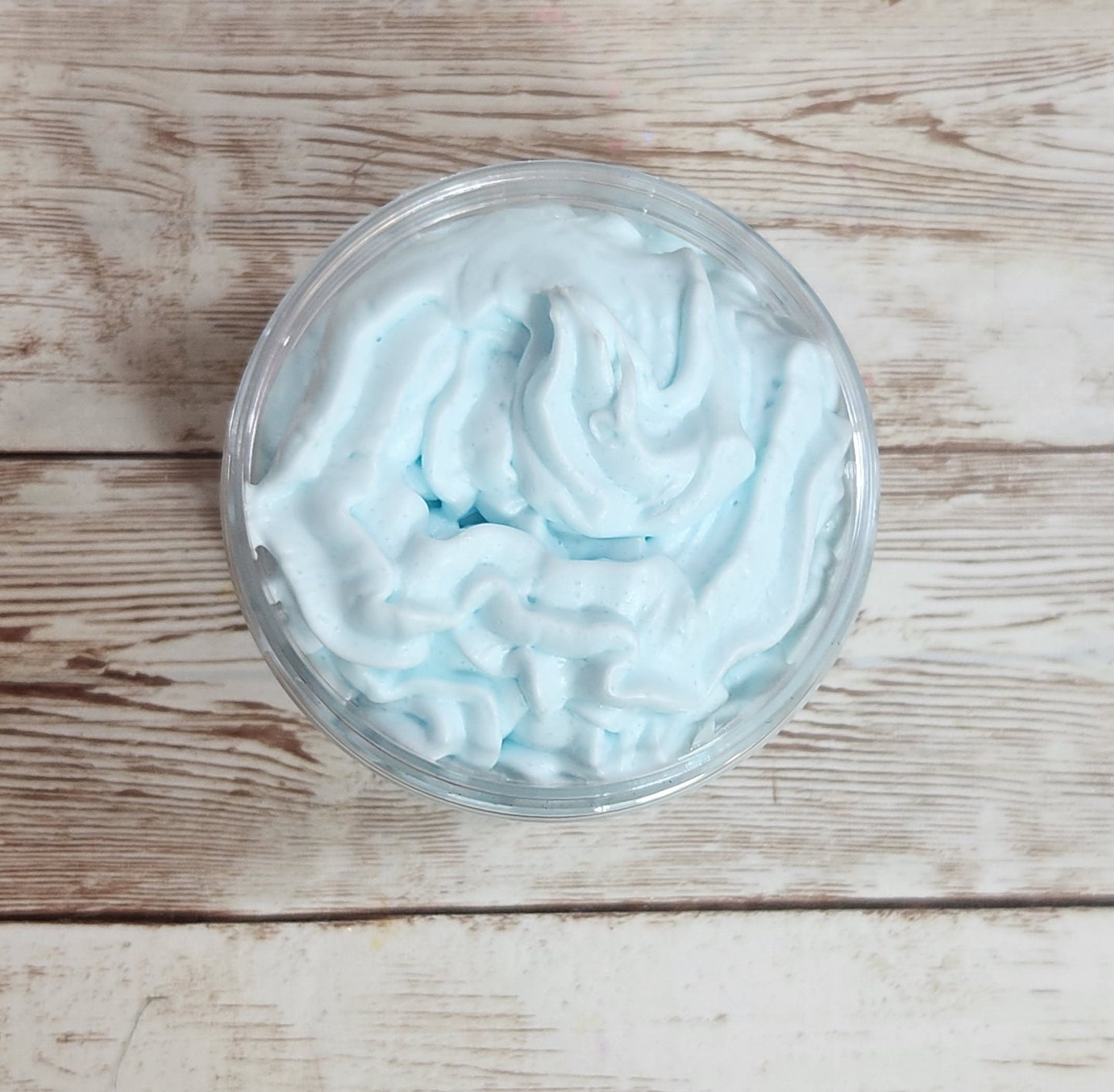 Light Blue Type for Men Whipped Foaming Sugar Scrub. Exfoliating Body Wash & Scrub. All Natural Shea Butter Whipped Soap and Shaving Cream - Glamorous Beauty & Boutique