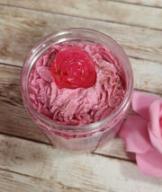 Rose Quartz Whipped Body Butter. Handmade Avocado, Shea & Mango Butter Body Frosting. All Natural Non Greasy Emulsified Body Butter - Glamorous Beauty & Boutique