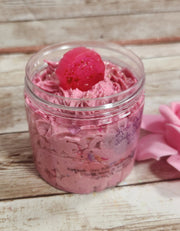 Rose Quartz Whipped Body Butter. Handmade Avocado, Shea & Mango Butter Body Frosting. All Natural Non Greasy Emulsified Body Butter - Glamorous Beauty & Boutique