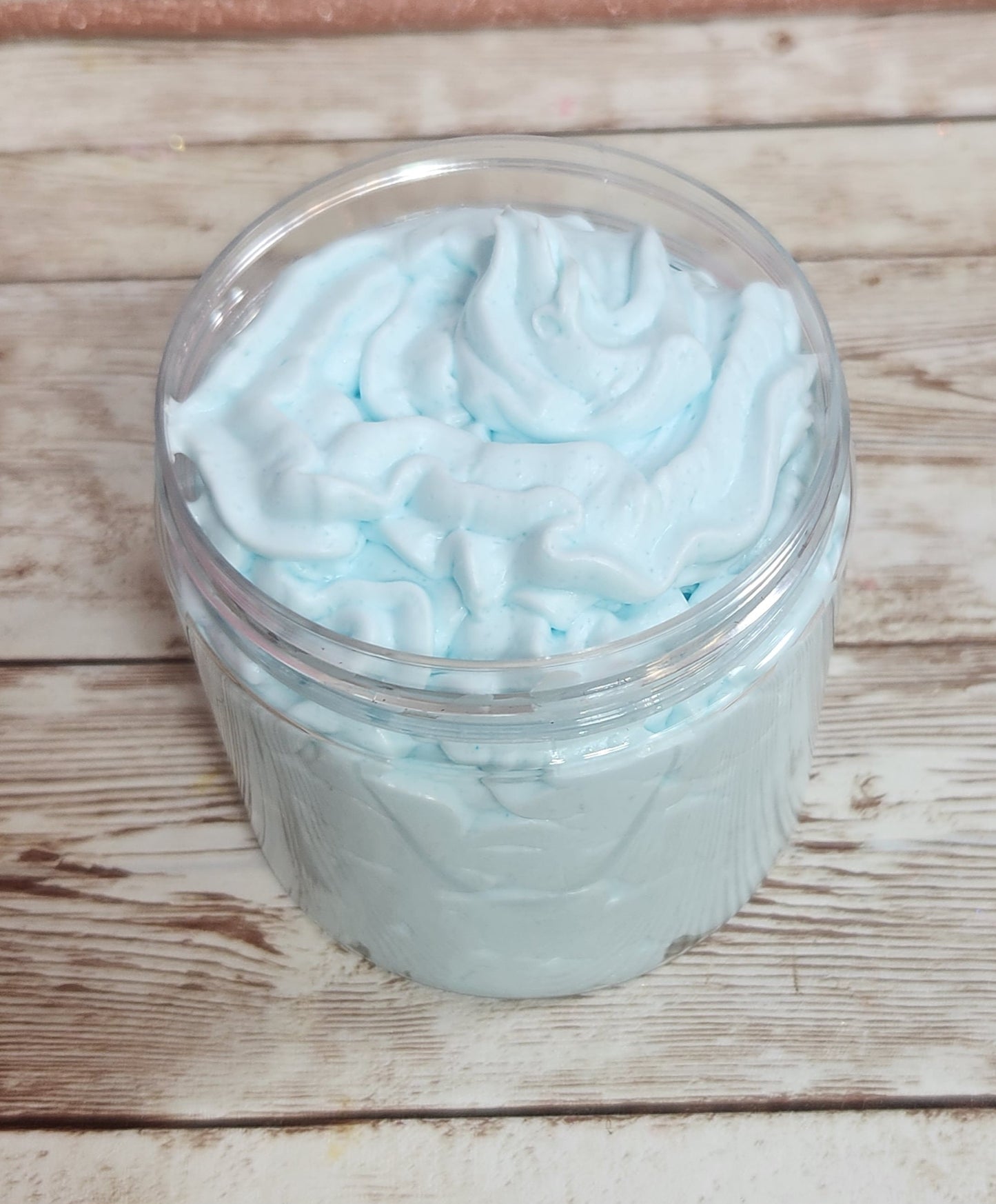 Light Blue Type for Men Whipped Foaming Sugar Scrub. Exfoliating Body Wash & Scrub. All Natural Shea Butter Whipped Soap and Shaving Cream - Glamorous Beauty & Boutique