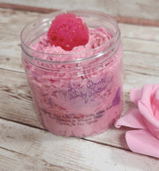 Rose Quartz Whipped Body Butter. Handmade Avocado, Shea & Mango Butter Body Frosting. All Natural Non Greasy Emulsified Body Butter - Glamorous Beauty & Boutique