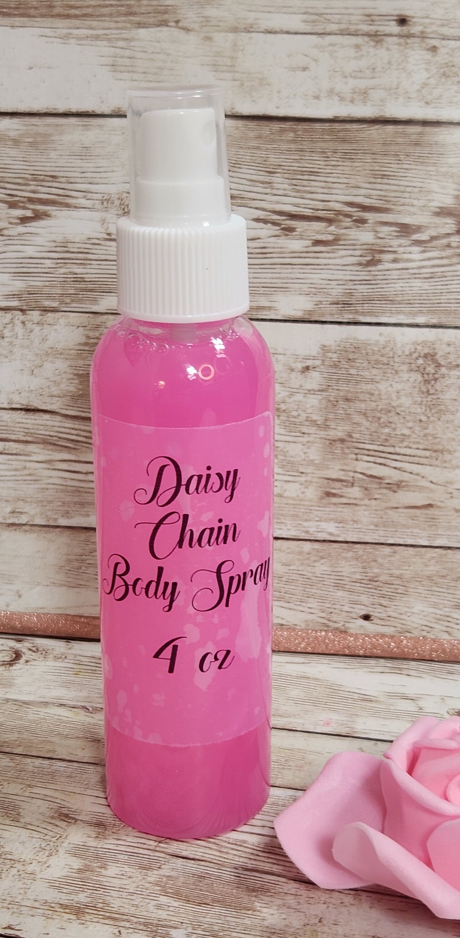 Daisy Chain Moisturizing Body & Hair Spray. 4 oz Handmade Alcohol Free Hair and Body Mist - Glamorous Beauty & Boutique