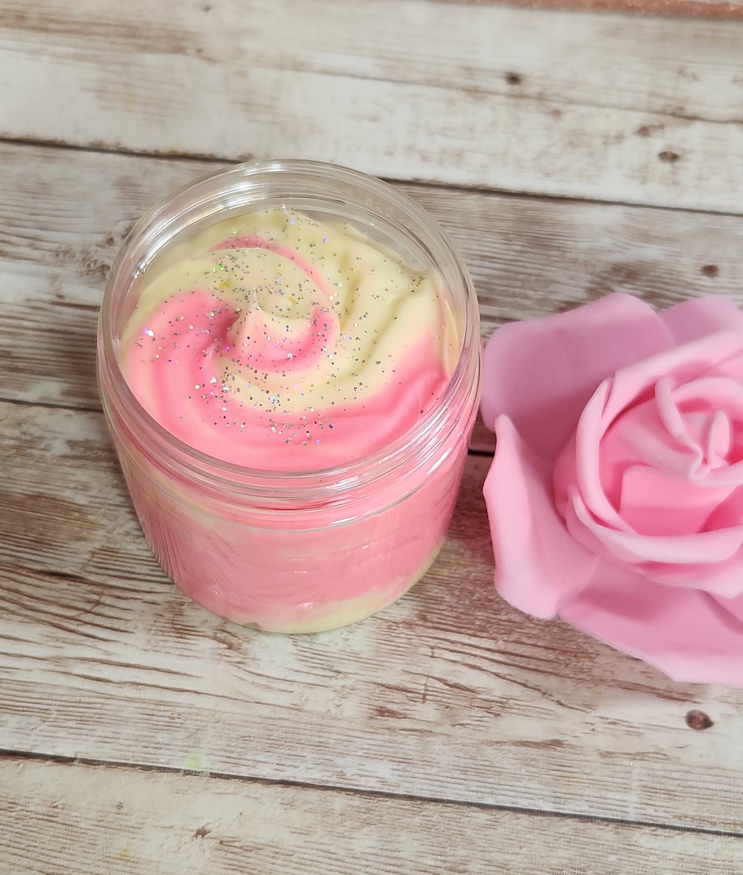 Cupcake Whipped Body Butter. Handmade Shea & Mango Butter Body Frosting. All Natural Non Greasy Emulsified Body Butter - Glamorous Beauty & Boutique