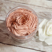 Pumpkin Souffle Shimmer Whipped Body Butter. Handmade Shea & Cocoa Butter Body Frosting. All Natural Non Greasy Emulsified Body Butter - Glamorous Beauty & Boutique