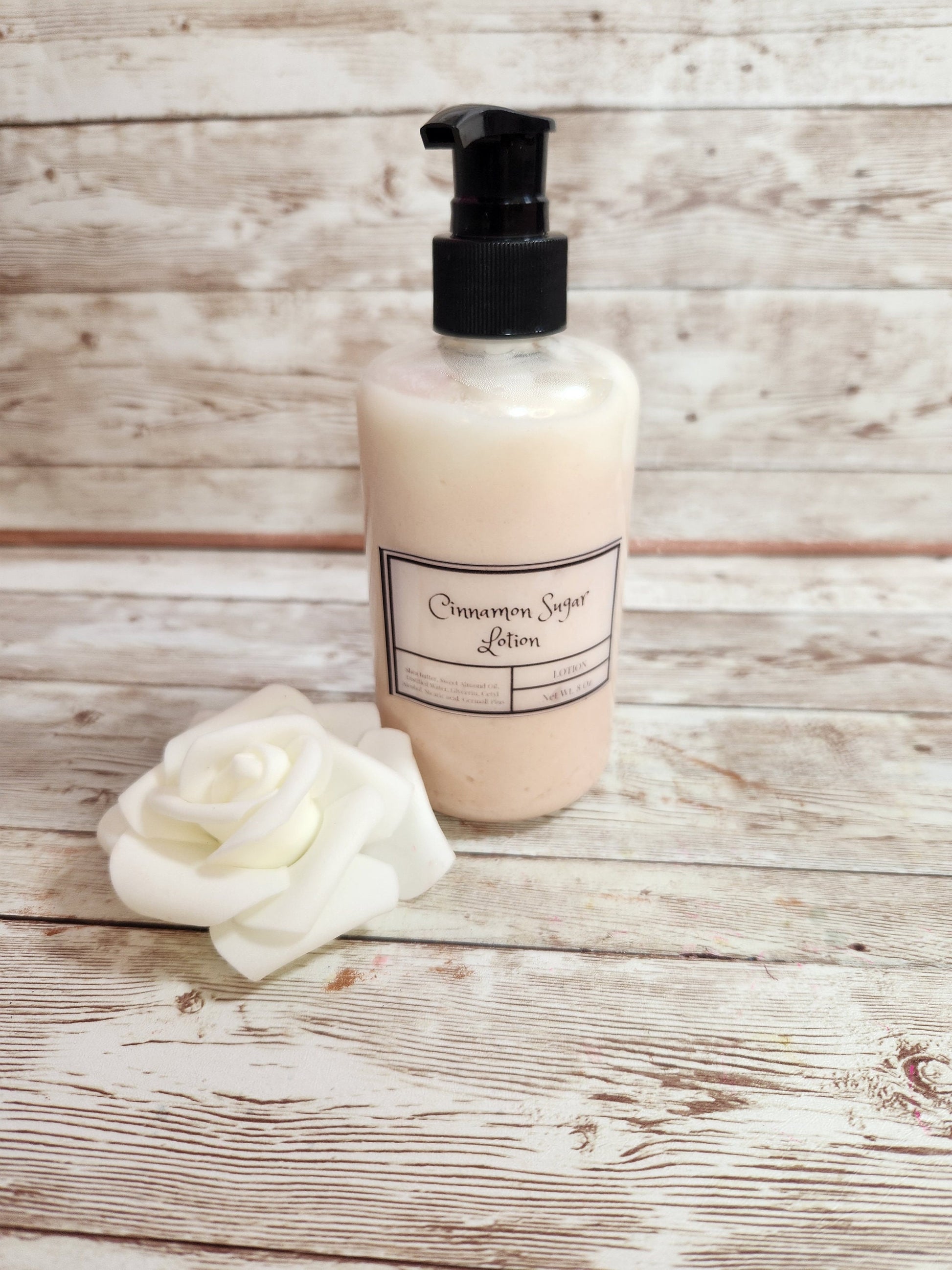 Cinnamon Sugar Whipped Shea Butter Moisturizer. Handmade Shea Butter Body Frosting. All Natural Hand and Body Lotion 8 oz - Glamorous Beauty & Boutique