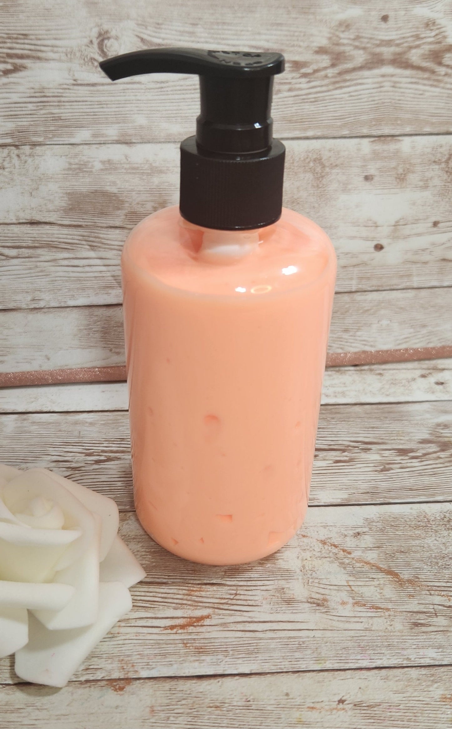 Southern Peach Whipped Shea Butter Moisturizer. Handmade Shea Butter Body Frosting. All Natural Hand and Body Lotion 8 oz - Glamorous Beauty & Boutique