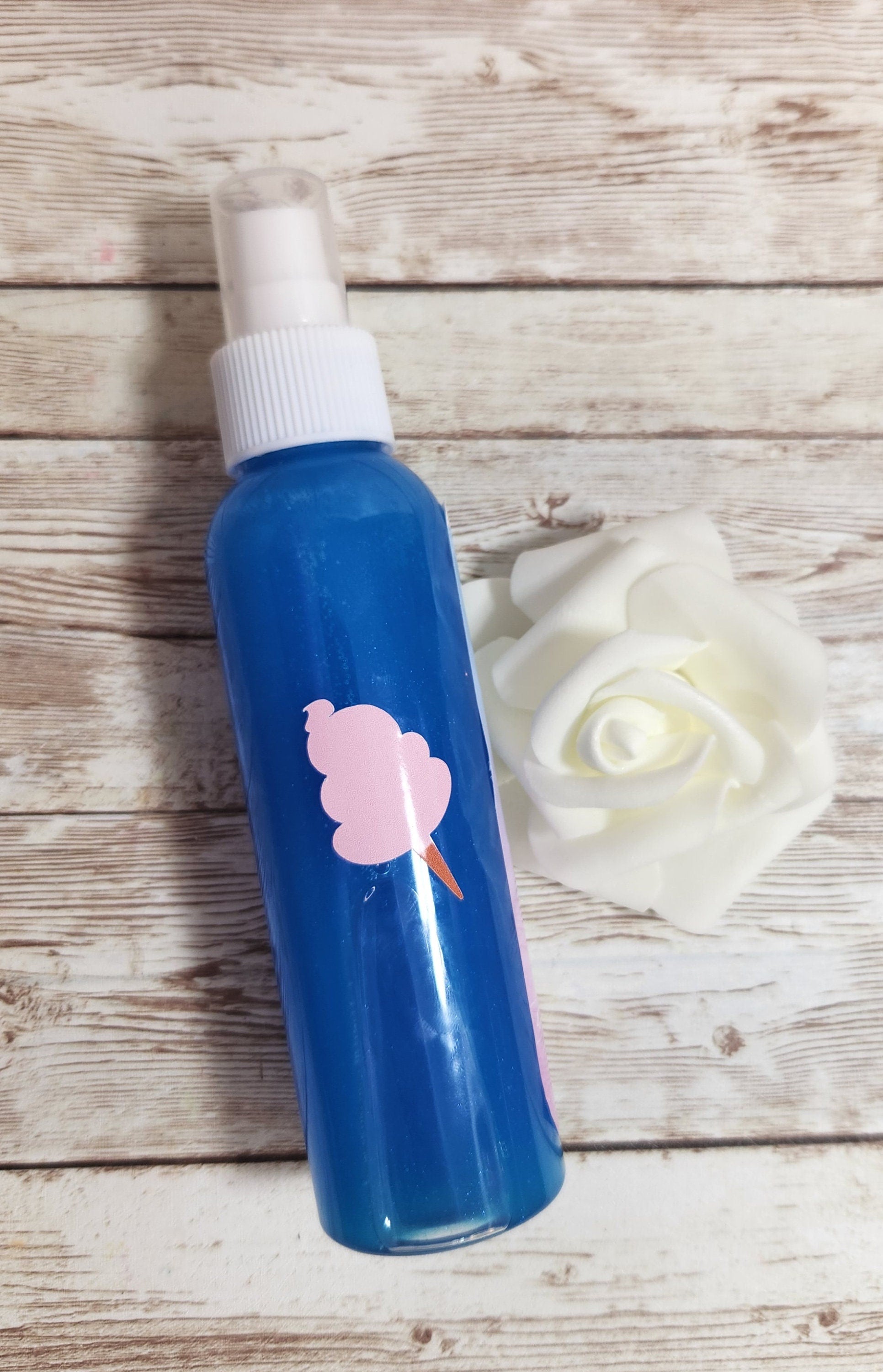 Cotton Candy Body & Hair Spray. 4 oz Handmade Moisturizing Hair and Body Mist.  Alcohol Free! - Glamorous Beauty & Boutique