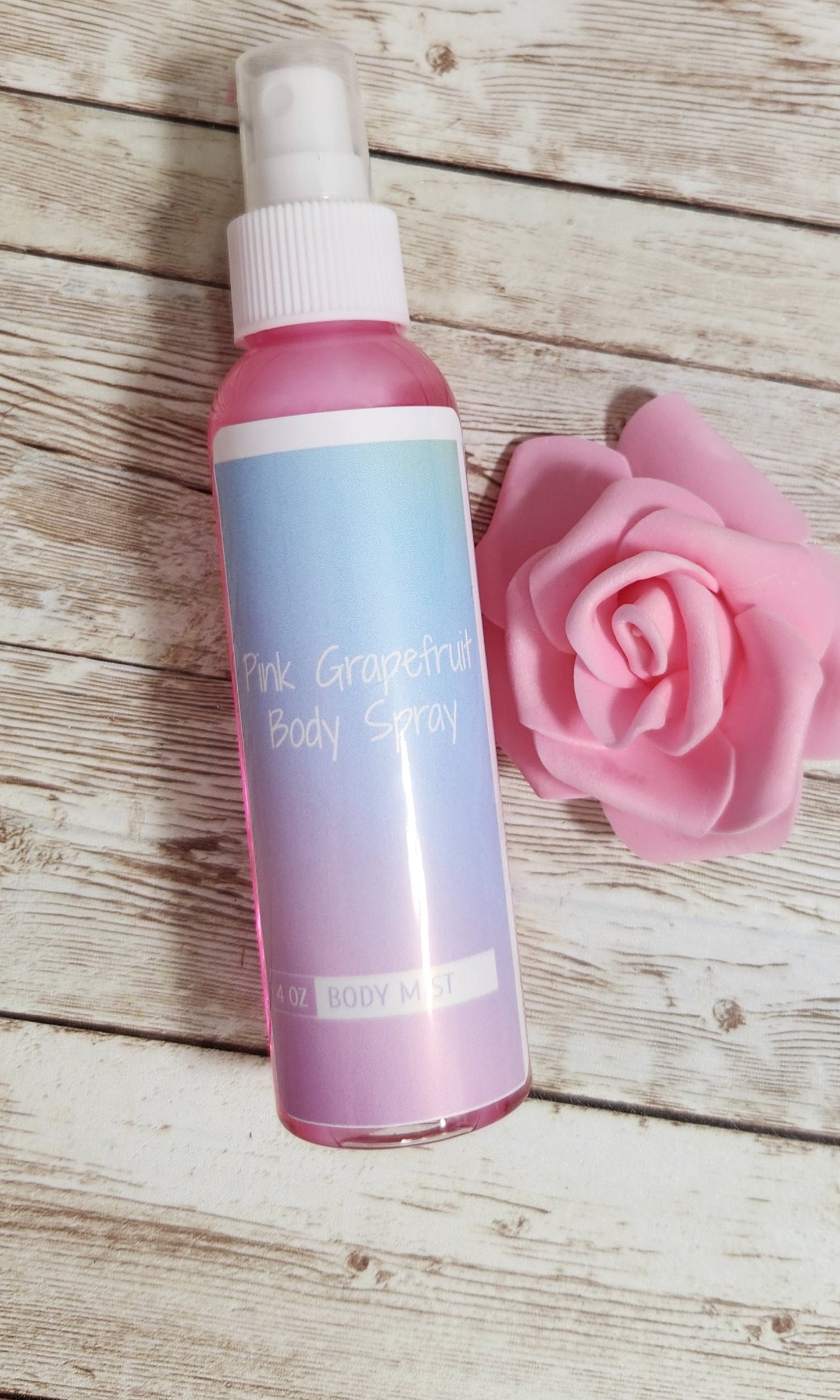 Pink Grapefruit Moisturizing Body & Hair Spray. 4 oz Handmade Alcohol Free Hair and Body Mist.  Room Freshener - Glamorous Beauty & Boutique