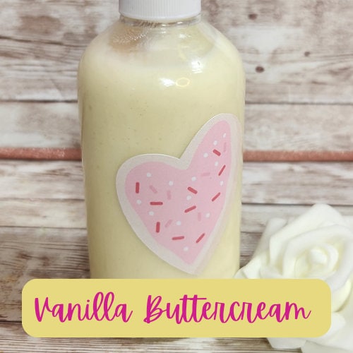 Vanilla Buttercream Whipped Shea Butter Moisturizer. Handmade Shea Butter Body Frosting. All Natural Hand and Body Lotion 8 oz - Glamorous Beauty & Boutique