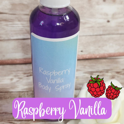 Black Raspberry Vanilla Body & Hair Spray. 4 oz Handmade Moisturizing Hair and Body Mist.  Alcohol Free! - Glamorous Beauty & Boutique