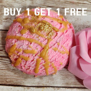 Juicy Papaya Mango XL Ice Cream Scoop Bubble Bars. Handmade All Natural Shea Butter Bubble Bath. Moisturizing Bath Bomb/Bubble Scoops - Glamorous Beauty & Boutique