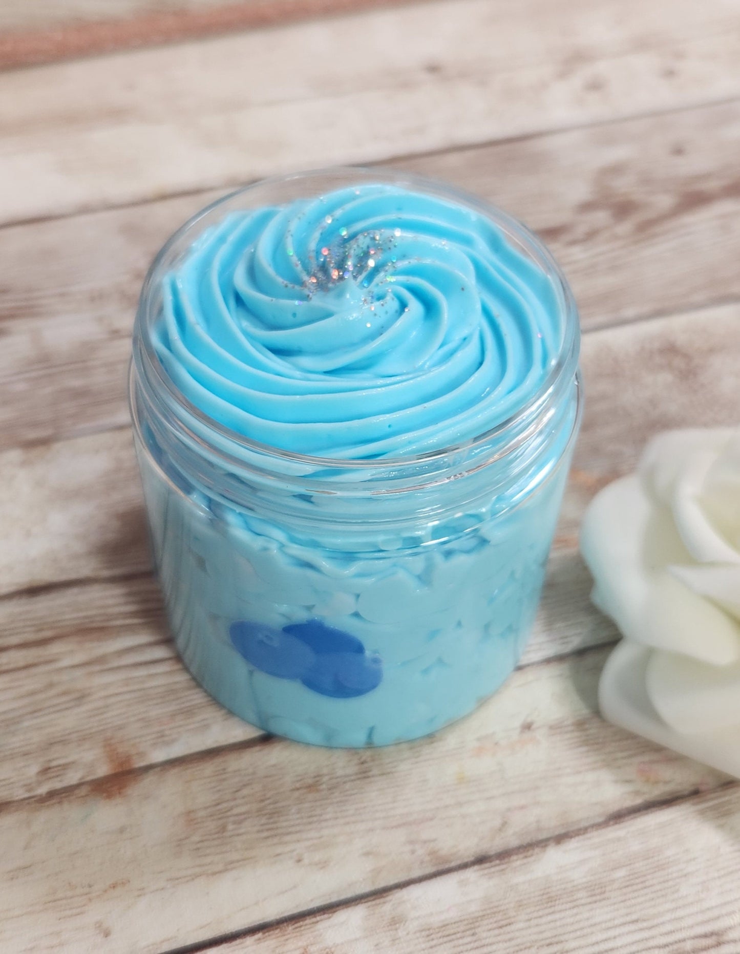 Blueberry Cheesecake Whipped Body Butter. Handmade Shea & Mango Butter Body Frosting. All Natural Non Greasy No Melt Body Butter - Glamorous Beauty & Boutique