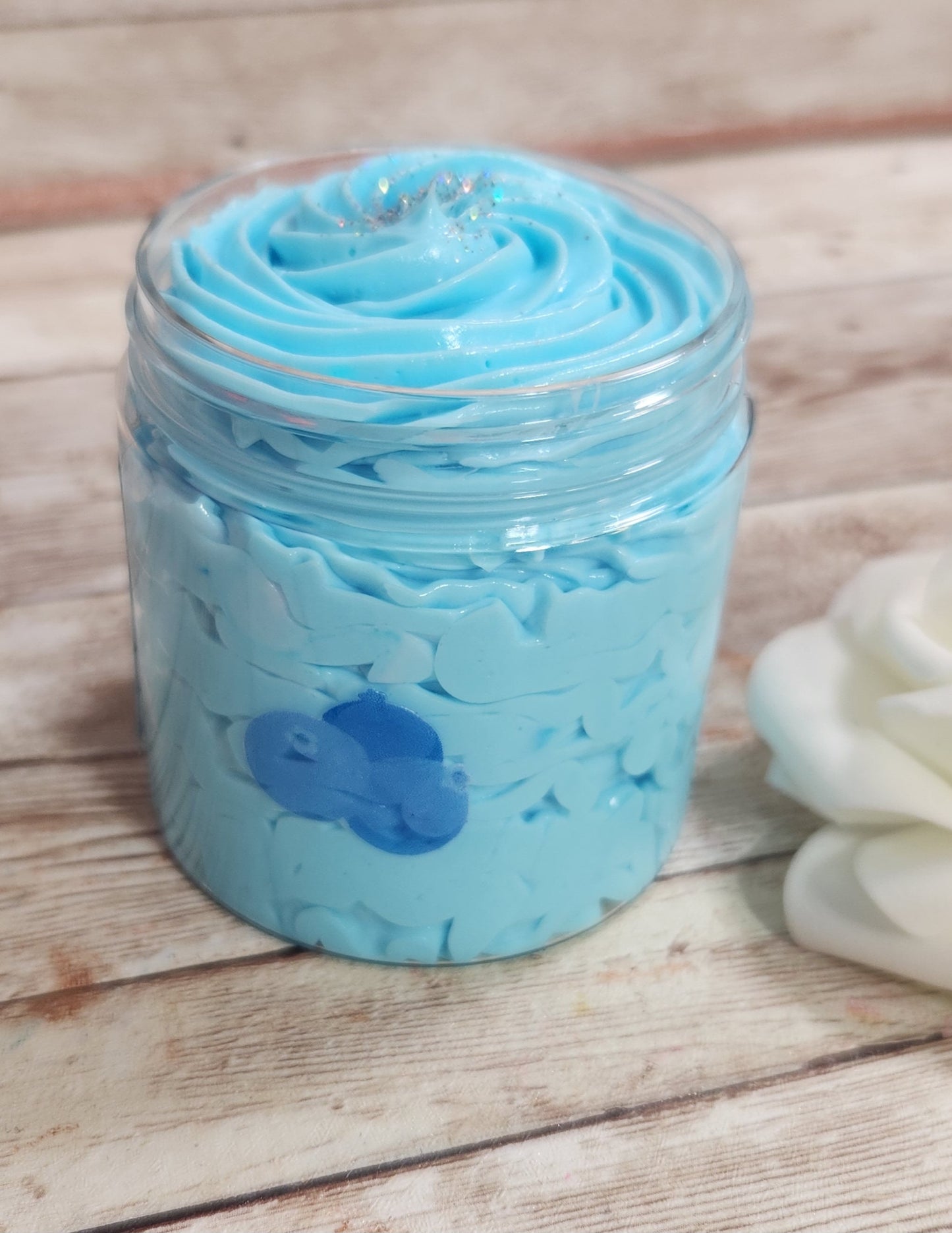 Blueberry Cheesecake Whipped Body Butter. Handmade Shea & Mango Butter Body Frosting. All Natural Non Greasy No Melt Body Butter - Glamorous Beauty & Boutique