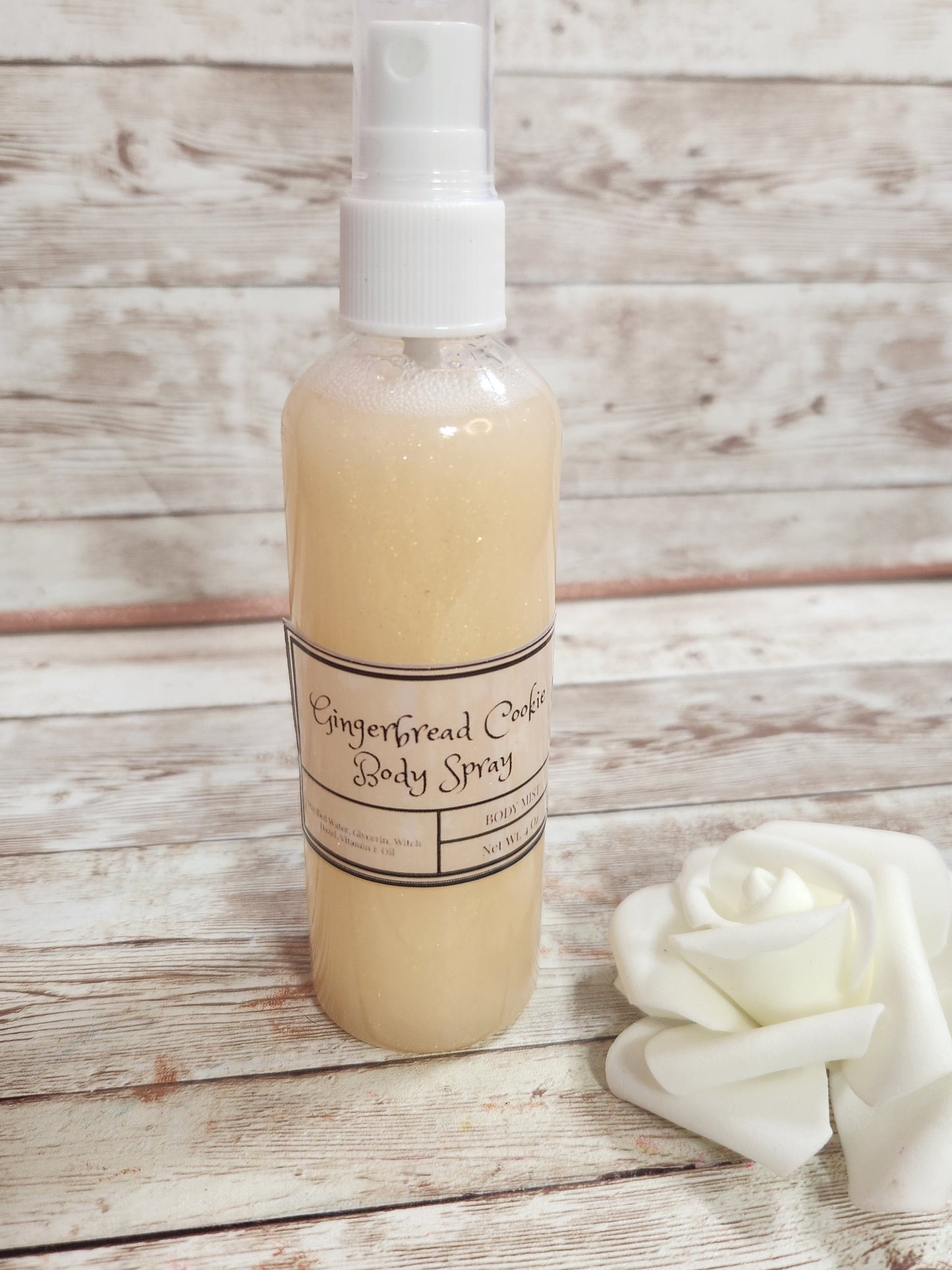 Gingerbread Cookie Moisturizing Body & Hair Spray. 4 oz Handmade Alcohol Free Hair and Body Mist - Glamorous Beauty & Boutique