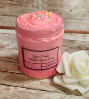 Sugar Cookie Foaming Smoothie Scrub. Exfoliating Shea Butter Sugar Scrub. Handmade Whipped Soap & Body Scrub in One. Foaming Soap Scrub - Glamorous Beauty & Boutique
