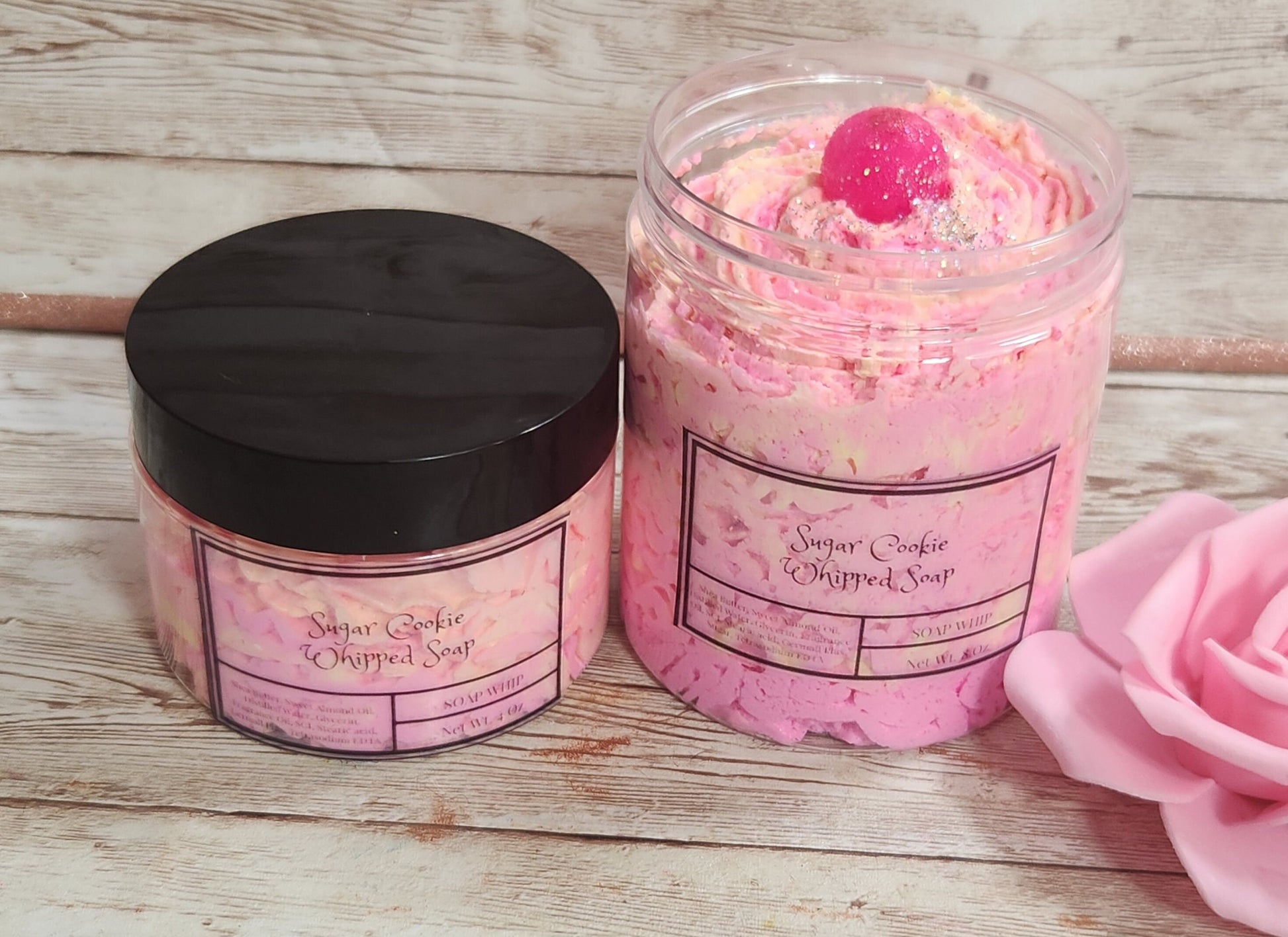 Sugar Cookie Whipped Shea Butter Soap. Fluffy Foaming Body Whip and Shaving Cream. Handmade All Natural Whipped Soap & Body Frosting. - Glamorous Beauty & Boutique