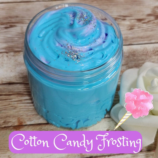 Cotton Candy Frosting Whipped Body Butter. Handmade Shea & Cocoa Butter Body Frosting. All Natural Non Greasy Emulsified Body Butter - Glamorous Beauty & Boutique