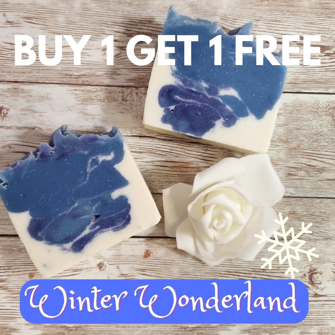 Winter Wonderland Organic Cold Process Soap. Handmade All Natural Handcrafted Soap. Fall/Winter Soap - Glamorous Beauty & Boutique