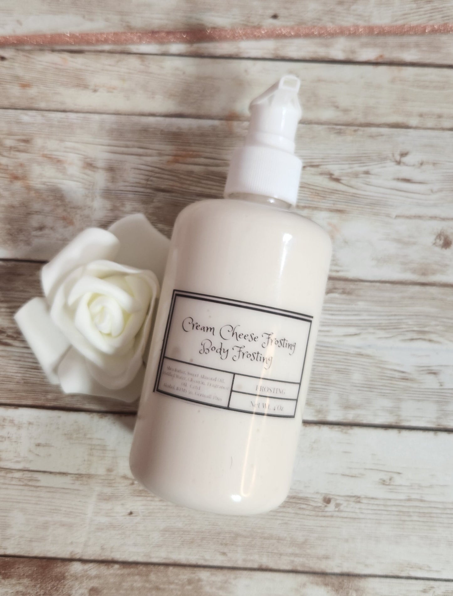 Cream Cheese Frosting Whipped Shea Butter Moisturizer. Handmade Shea Butter Body Frosting. All Natural Hand and Body Lotion 8 oz - Glamorous Beauty & Boutique