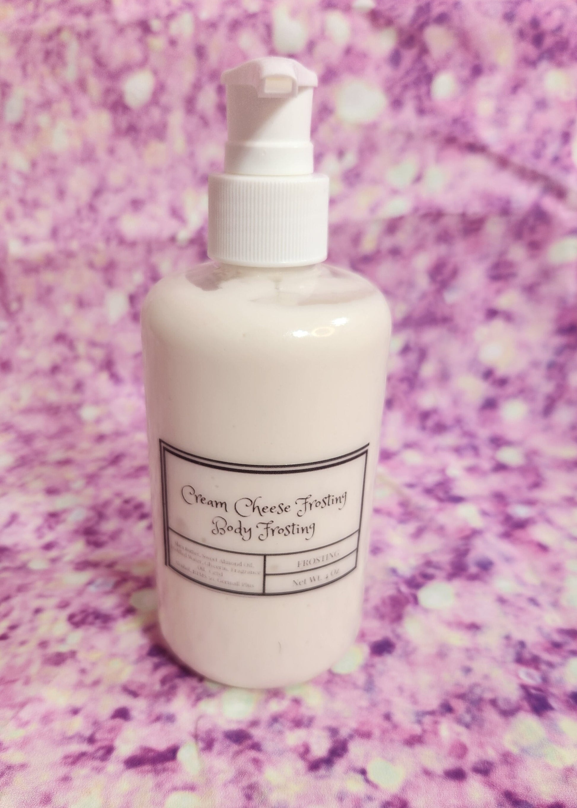 Cream Cheese Frosting Whipped Shea Butter Moisturizer. Handmade Shea Butter Body Frosting. All Natural Hand and Body Lotion 8 oz - Glamorous Beauty & Boutique