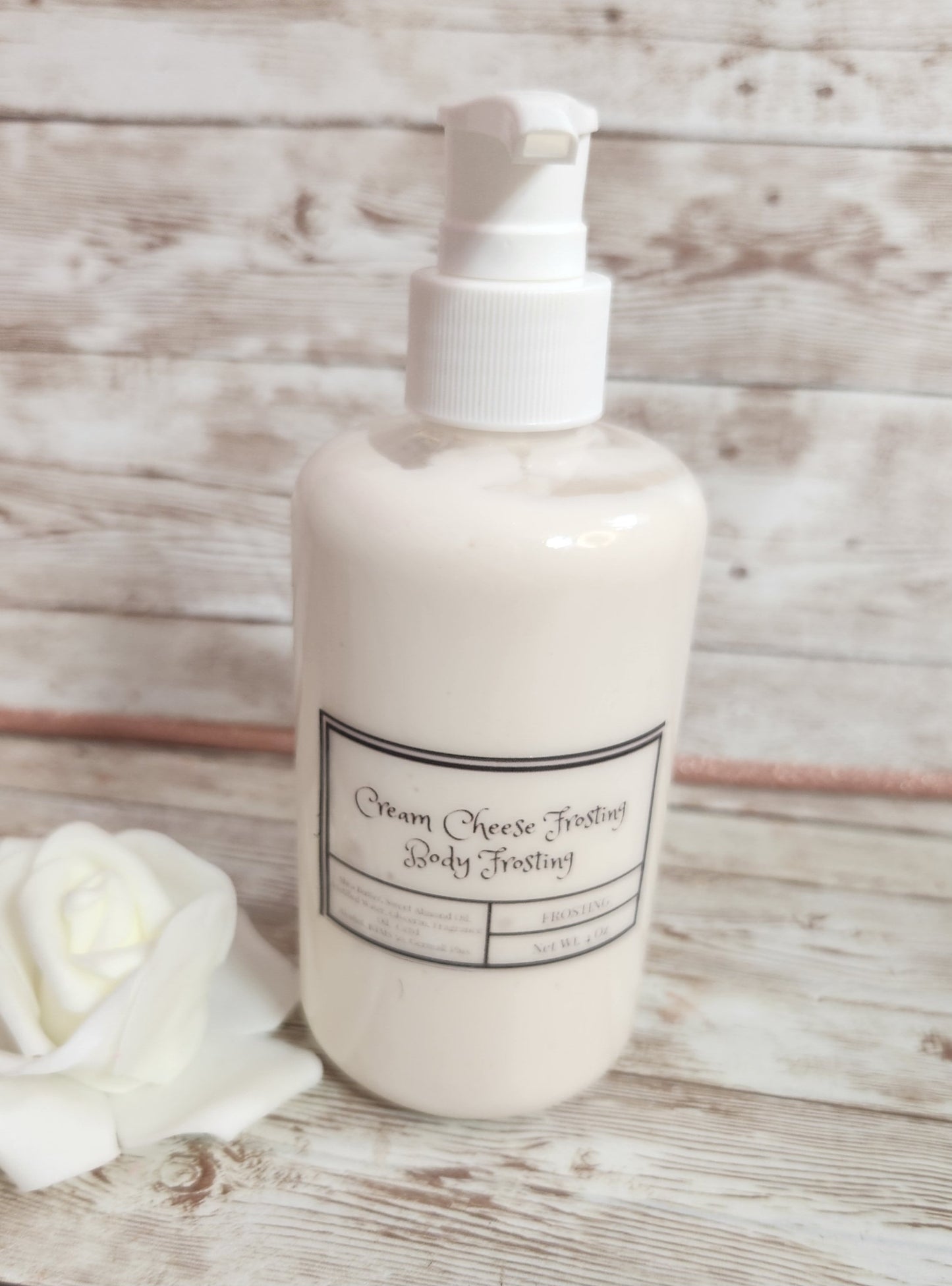 Cream Cheese Frosting Whipped Shea Butter Moisturizer. Handmade Shea Butter Body Frosting. All Natural Hand and Body Lotion 8 oz - Glamorous Beauty & Boutique