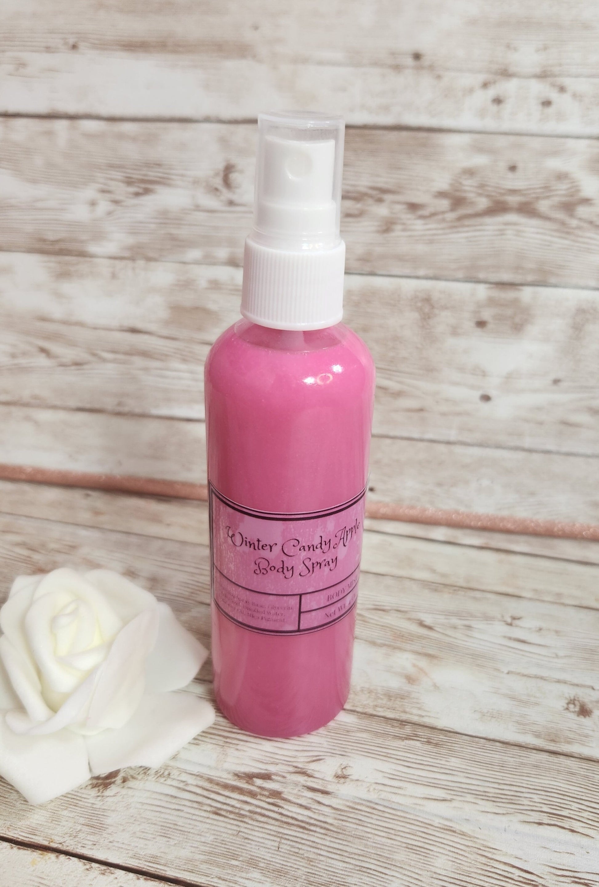 Winter Candy Apple BBW Type Moisturizing Body & Hair Spray. 4 oz Handmade Alcohol Free Hair and Body Mist - Glamorous Beauty & Boutique